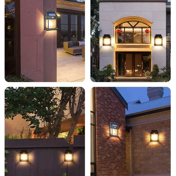 Solar Motion Sensor Wall Light With IP65 Waterproof