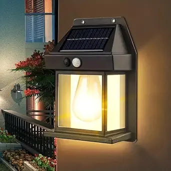 Solar Motion Sensor Wall Light With IP65 Waterproof
