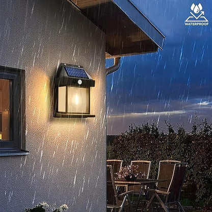 Solar Motion Sensor Wall Light With IP65 Waterproof