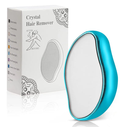 Fletix Crystal Hair Eraser Stone, Painless Magic Crystal Hair Remover  (Multicolor)